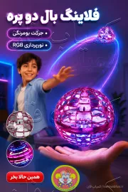 خرید فلاینگ بال دو پره | توپ پرنده هوشمند و فیجت پروازی بومرنگ