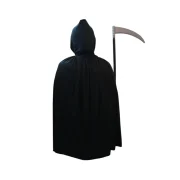 خرید کاستوم فرشته مرگ (Grim Reaper) | ست کامل لباس هالووین با عصا
