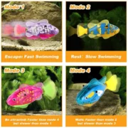 ماهی رباتیک جینو تویز (Gino Toys) مدل Robotic Fish Gino با حسگر هوشمند آب