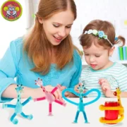 فیجت ضد استرس دنیای سرگرمی های کمیاب مدل پاپ تیوب دار طرح زرافه