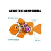 ماهی رباتیک جینو تویز (Gino Toys) مدل Robotic Fish Gino با حسگر هوشمند آب