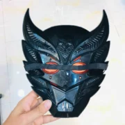 ماسک قهرمانی چراغ‌دار مدل سوپر هیرو (Super Hero) - ایده‌آل برای کودکان و نوجوانان