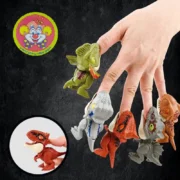 دایناسور گازگیر انگشتی طرح تیرکس | فیجت جذاب و جا کلیدی شوخی (برند دنیای سرگرمی)