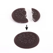 شعبده بیسکویت ترمیمی؛ ترفند جادویی گاز زدن و ترمیم بیسکویت (Bite-Out Cookie) - تصویر 4