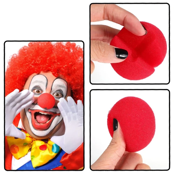 دماغ اسفنجی دلقک (4) دماغ دلقک اسنفجی نمایشی برای سرگرمی و شوخی - تصویر 1