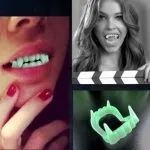 ابزار شوخی دندان شب نمای دراکولایی برای تم ترسناک