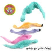 فیجت دایناسور سیلیکونی پرتابی؛ ابزار ضد استرس و سرگرمی خنده‌دار - تصویر 4