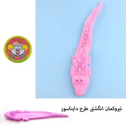 فیجت دایناسور سیلیکونی پرتابی؛ ابزار ضد استرس و سرگرمی خنده‌دار - تصویر 6
