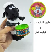 عروسک کوکی بره ناقلا طبل زن برای خلاقیت کودکان - تصویر 4