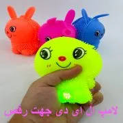 فیجت سوزنی چراغ‌دار مدل خرگوش | اسباب‌بازی ضد استرس و آرامش‌بخش کودکان - تصویر 6