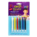 خرید رنگ گریم صورت تیوپی Face Paint بسته 6 عددی + پاک‌شوندگی آسان | کمیاب‌فان