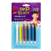 خرید رنگ گریم صورت تیوپی Face Paint بسته 6 عددی + پاک‌شوندگی آسان | کمیاب‌فان