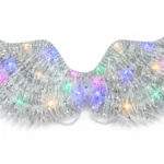 بال فرشته پارچه‌ای چراغ‌دار سایز متوسط LED | کمیاب‌فان