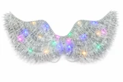 بال فرشته پارچه‌ای چراغ‌دار سایز متوسط LED | کمیاب‌فان