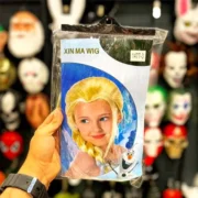 کلاه گیس السا فروزن دخترانه با بافت موی یخی دنیای سرگرمی‌های کمیاب - تصویر 4